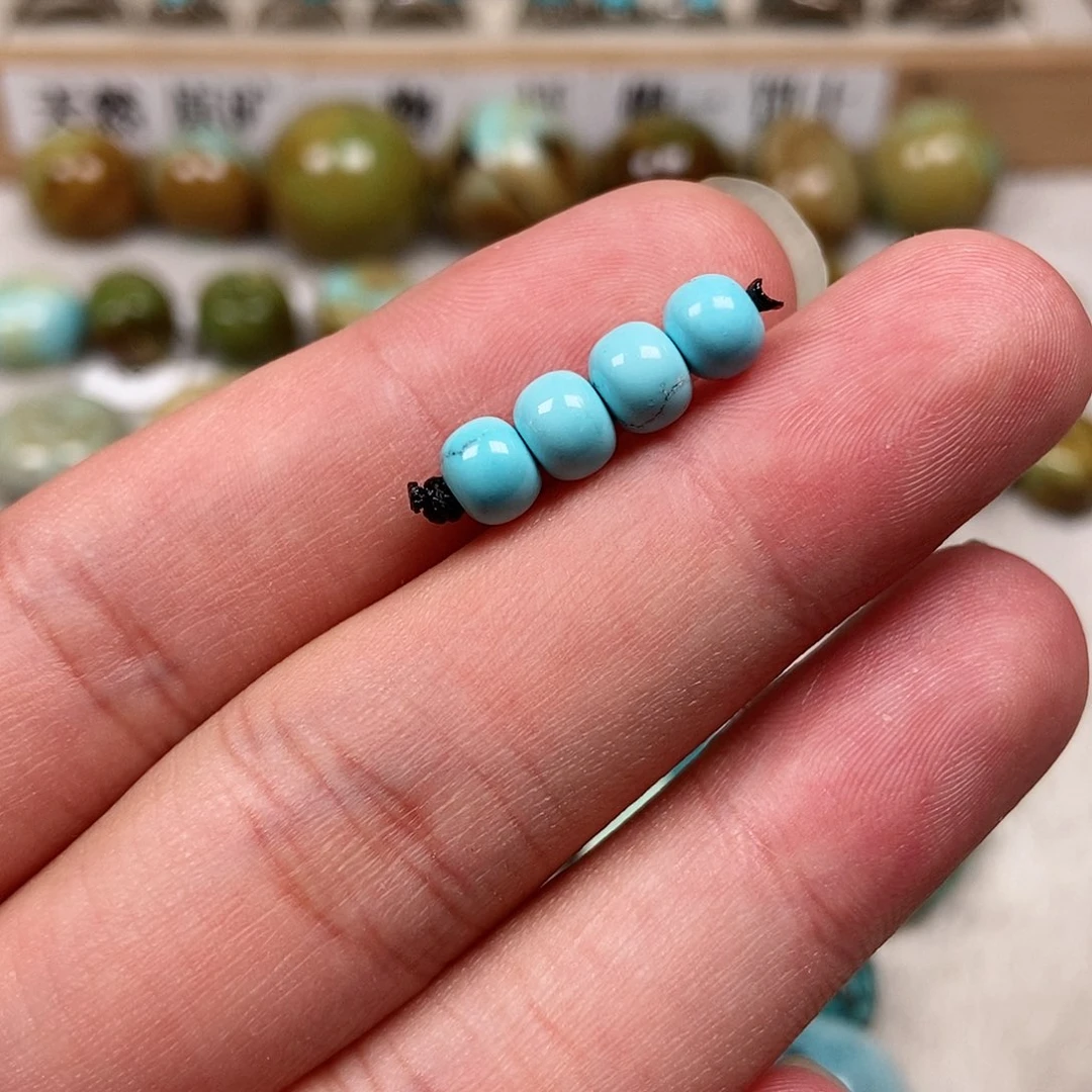 未镶嵌绿松石珠宝半成品