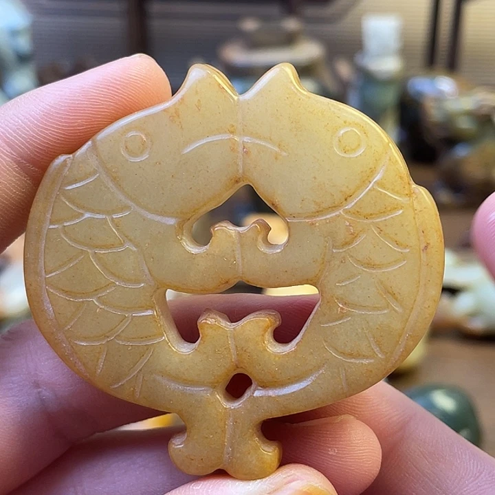和田玉（糖玉）未镶嵌挂件