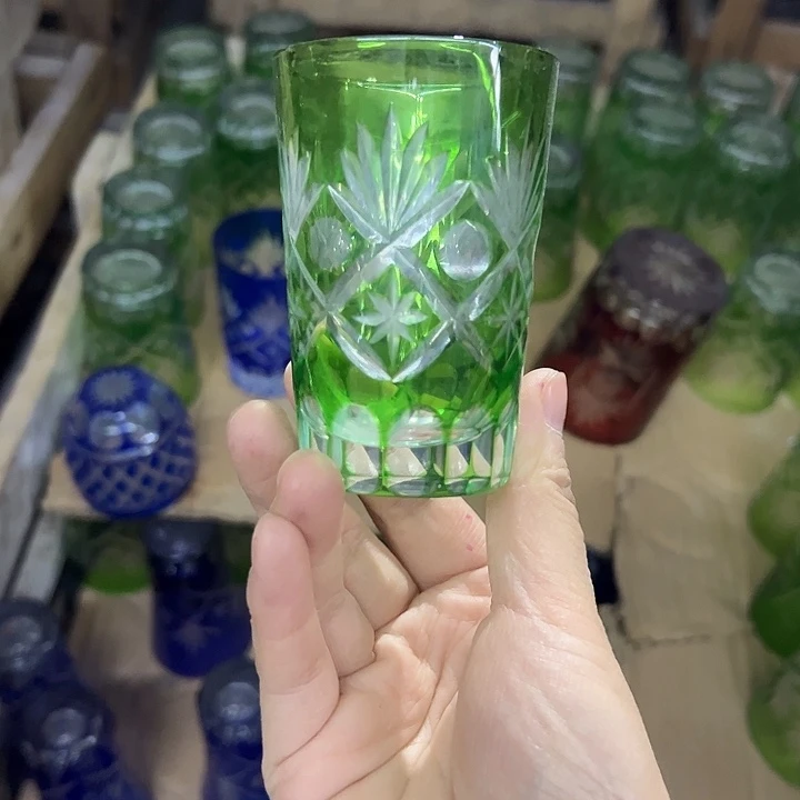 平底款水晶玻璃微瑕一个