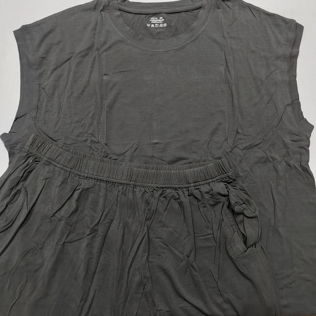 846号男款无袖+短裤睡衣套舒适