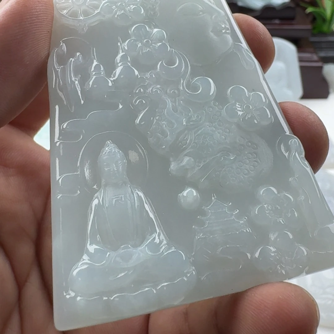 颈饰未镶嵌翡翠天然缅甸A货翡翠