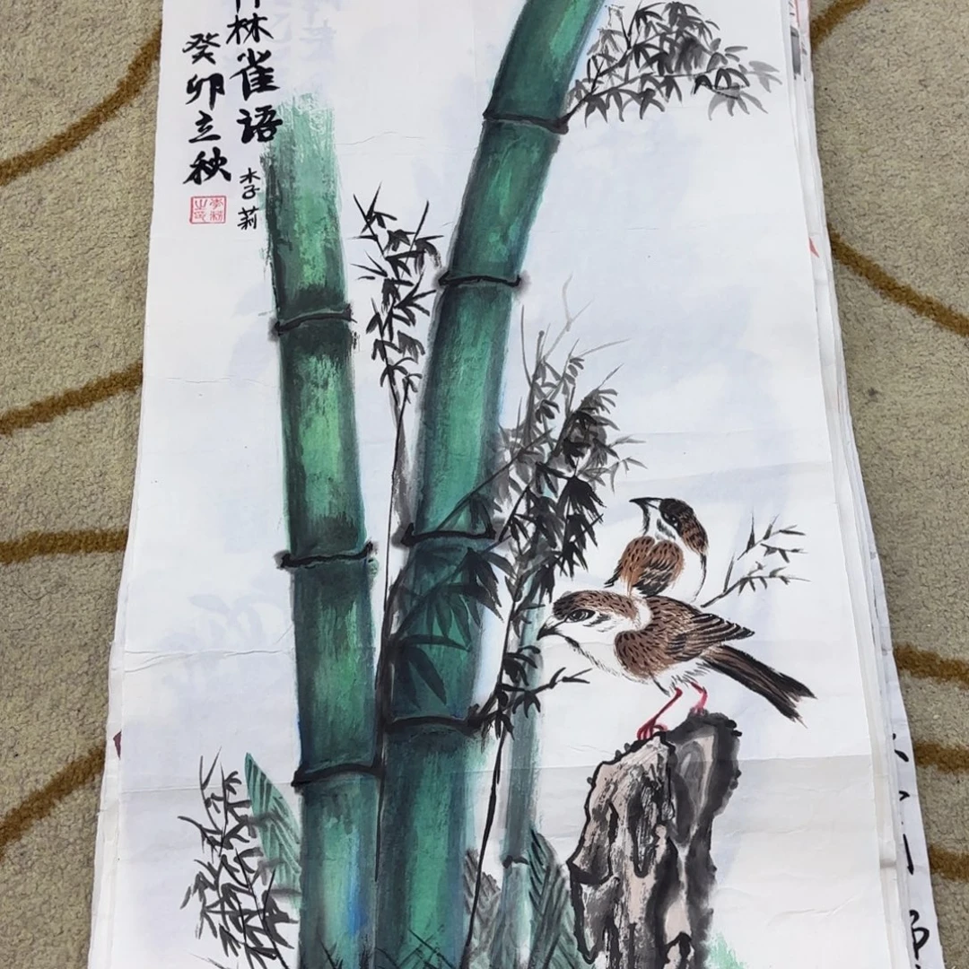 国画国画老师作品刘