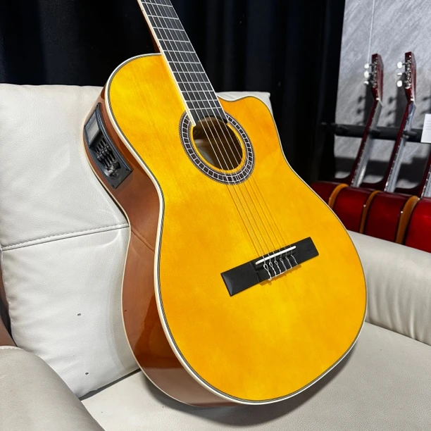 入门佛拉明戈古典吉他39寸pay tara 厚款带拾音器