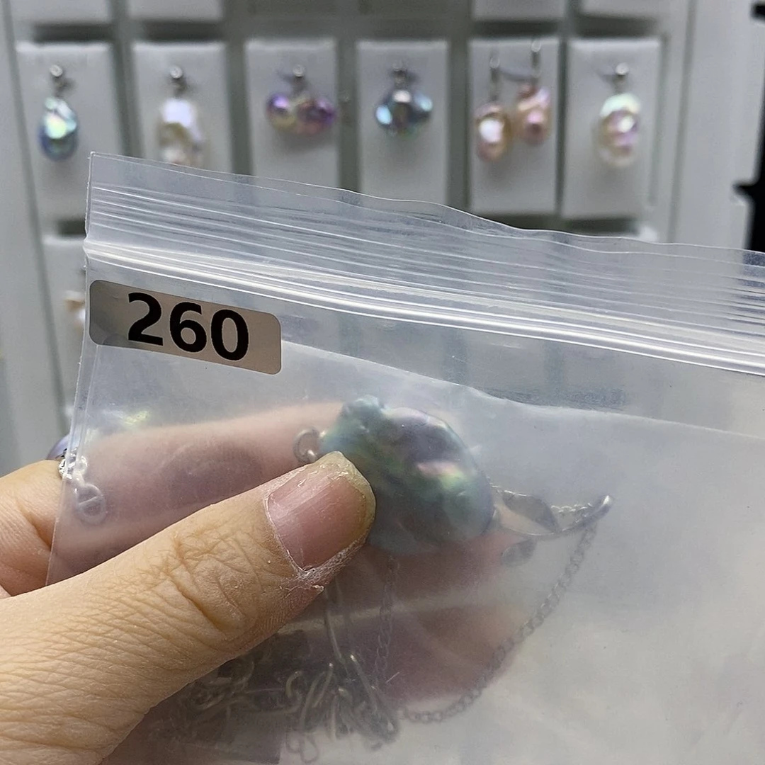 颈饰合金淡水珍珠
