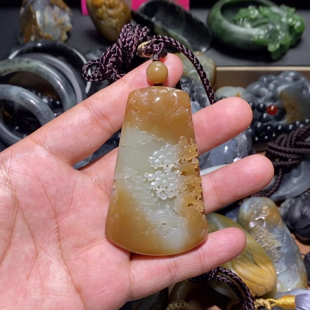 未镶嵌和田玉挂件