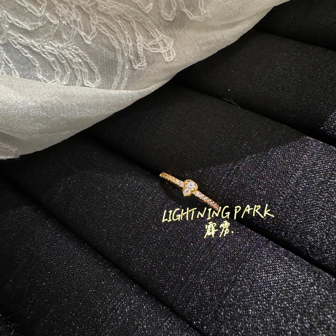 镀K金【霹雳配饰公园】新中式国风闪闪小葫芦轻奢戒指