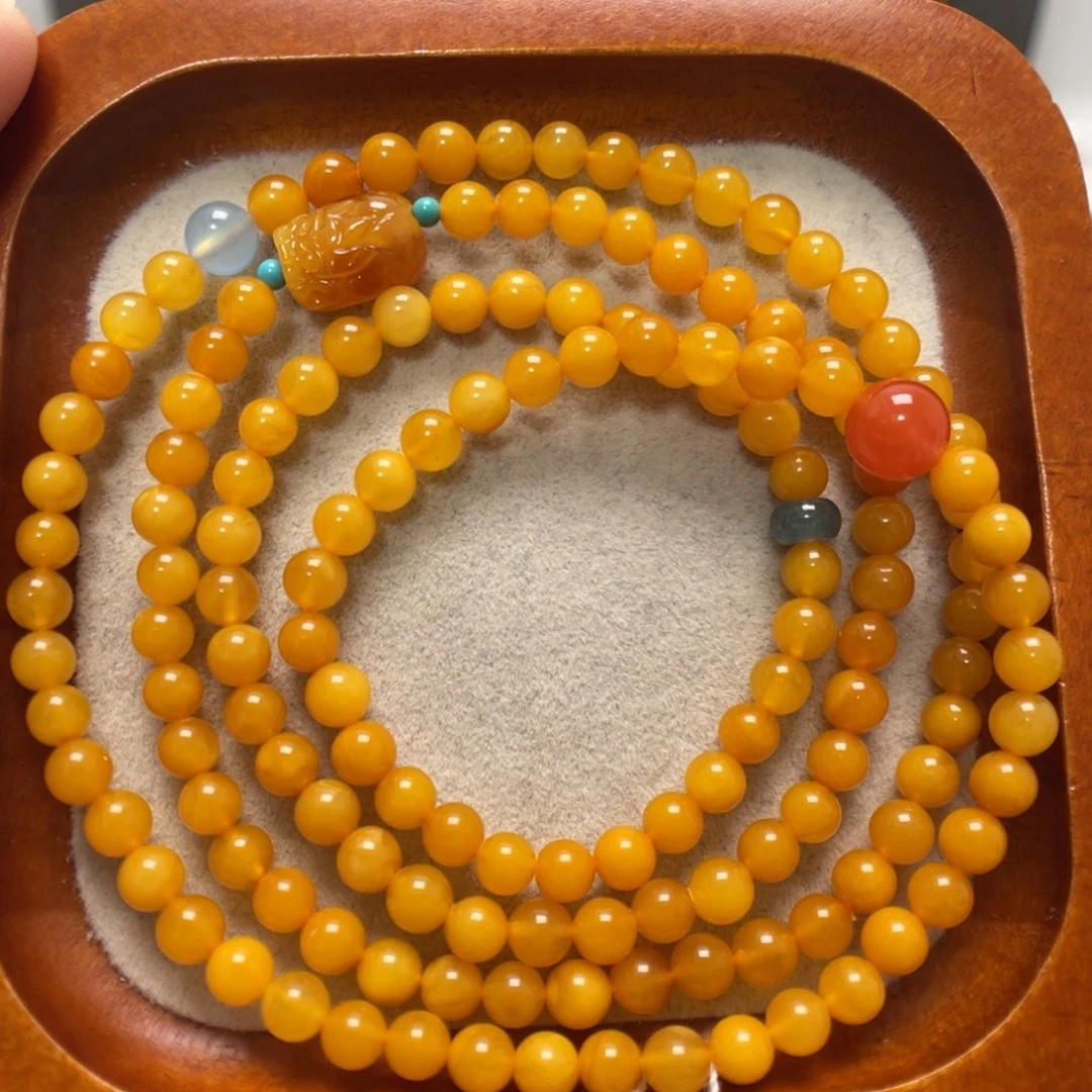 蜜蜡未镶嵌手串蜜蜡