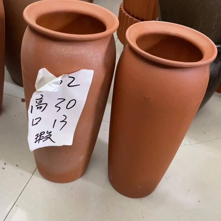 粗陶红陶绿植花盆162