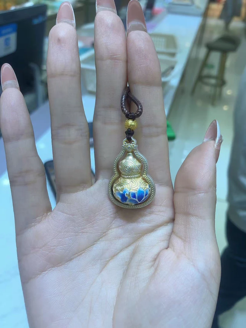 吊坠足银 足银999转动葫芦