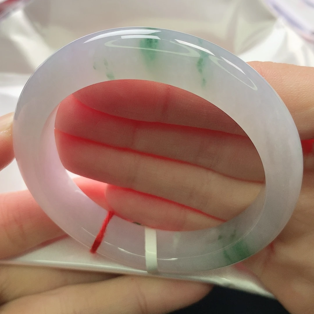 翡翠未镶嵌手镯缅甸5354