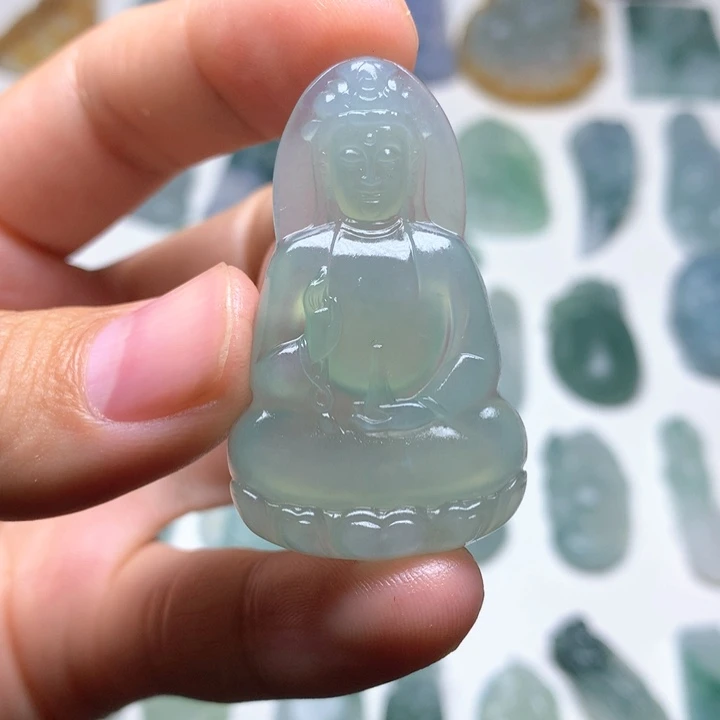 未镶嵌定制翡翠小*定制翡翠