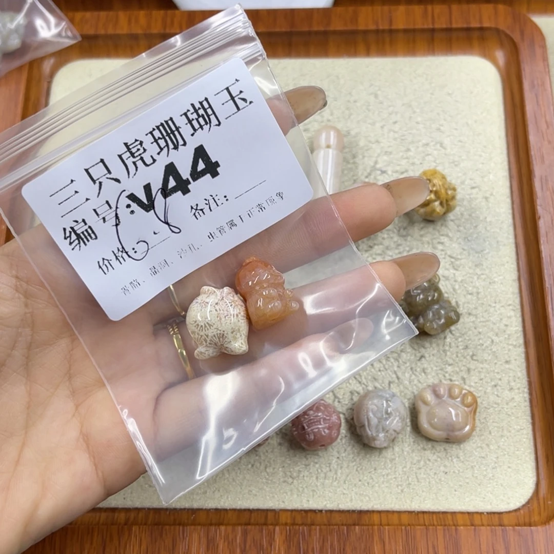 潘***大硅化珊瑚（珊瑚玉）未镶嵌h