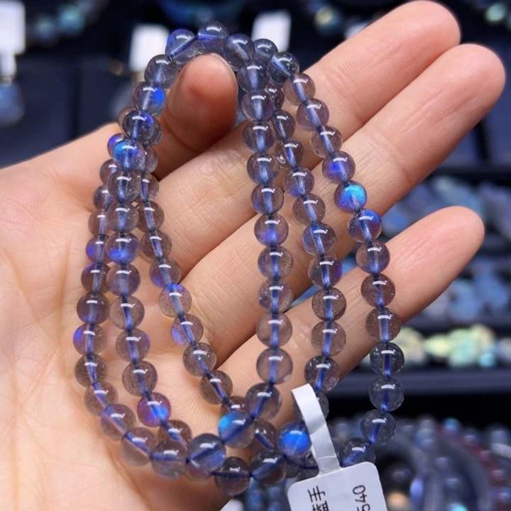 拉长石手串未镶嵌6左右