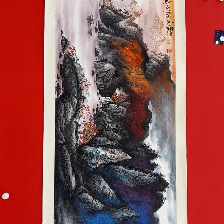 国画徐文清老师去伪存真原作