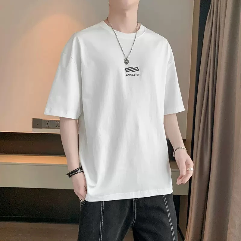 罗杰宾利新款圆领款潮牌字母时尚短袖上衣866902