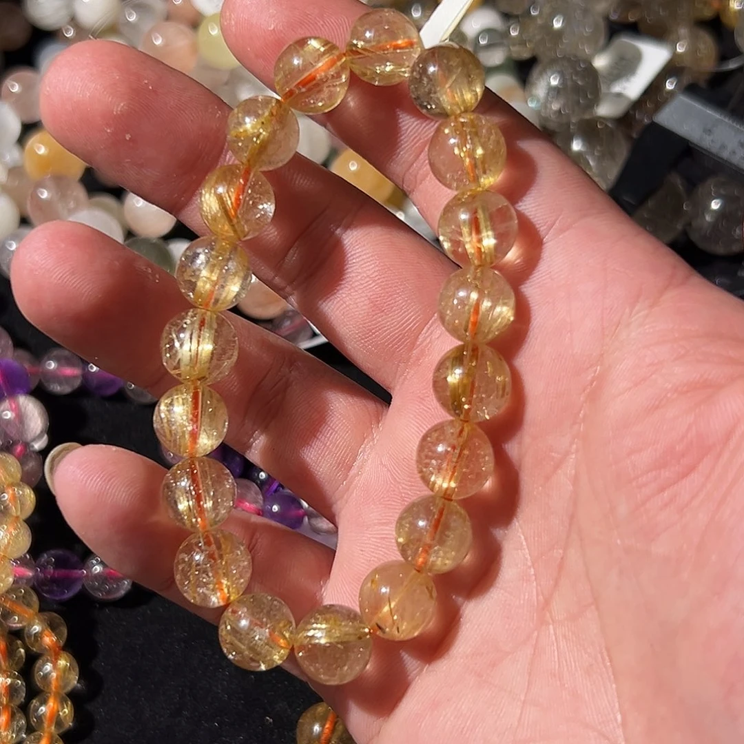 未镶嵌手链水晶金发