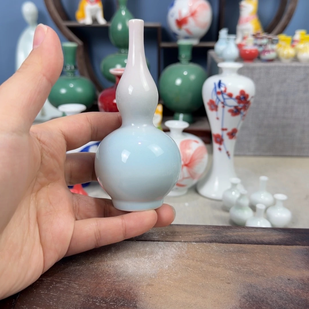 陶瓷手工小花器摆件