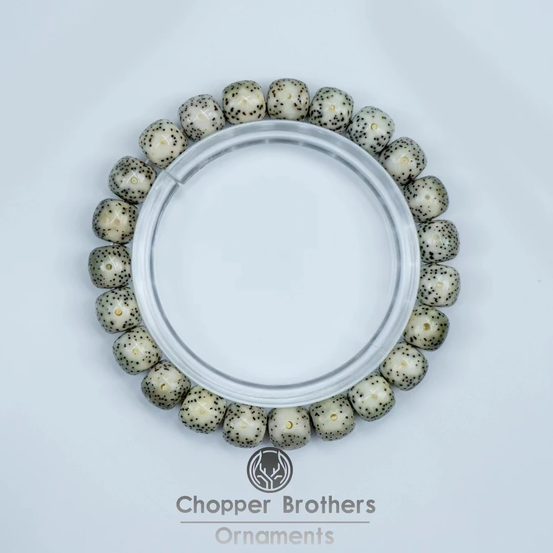 100/石玉料眼睛星月菩提手串 10x9mm