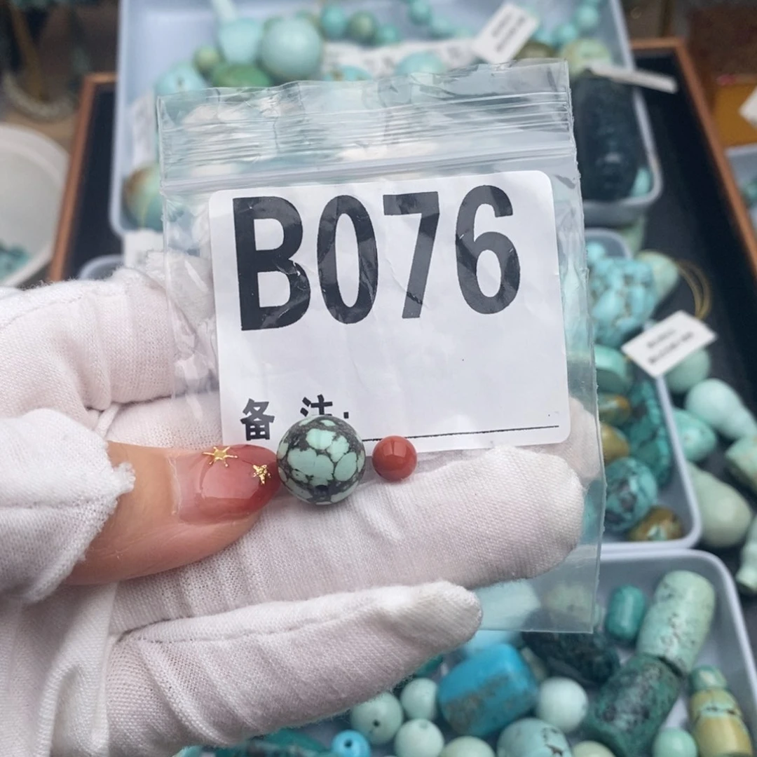 未镶嵌卡12圆珠南红玛瑙