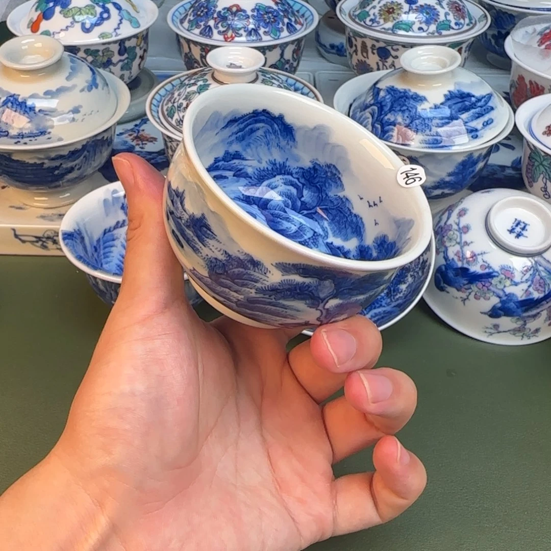 彦祖纯手工手绘茶具146