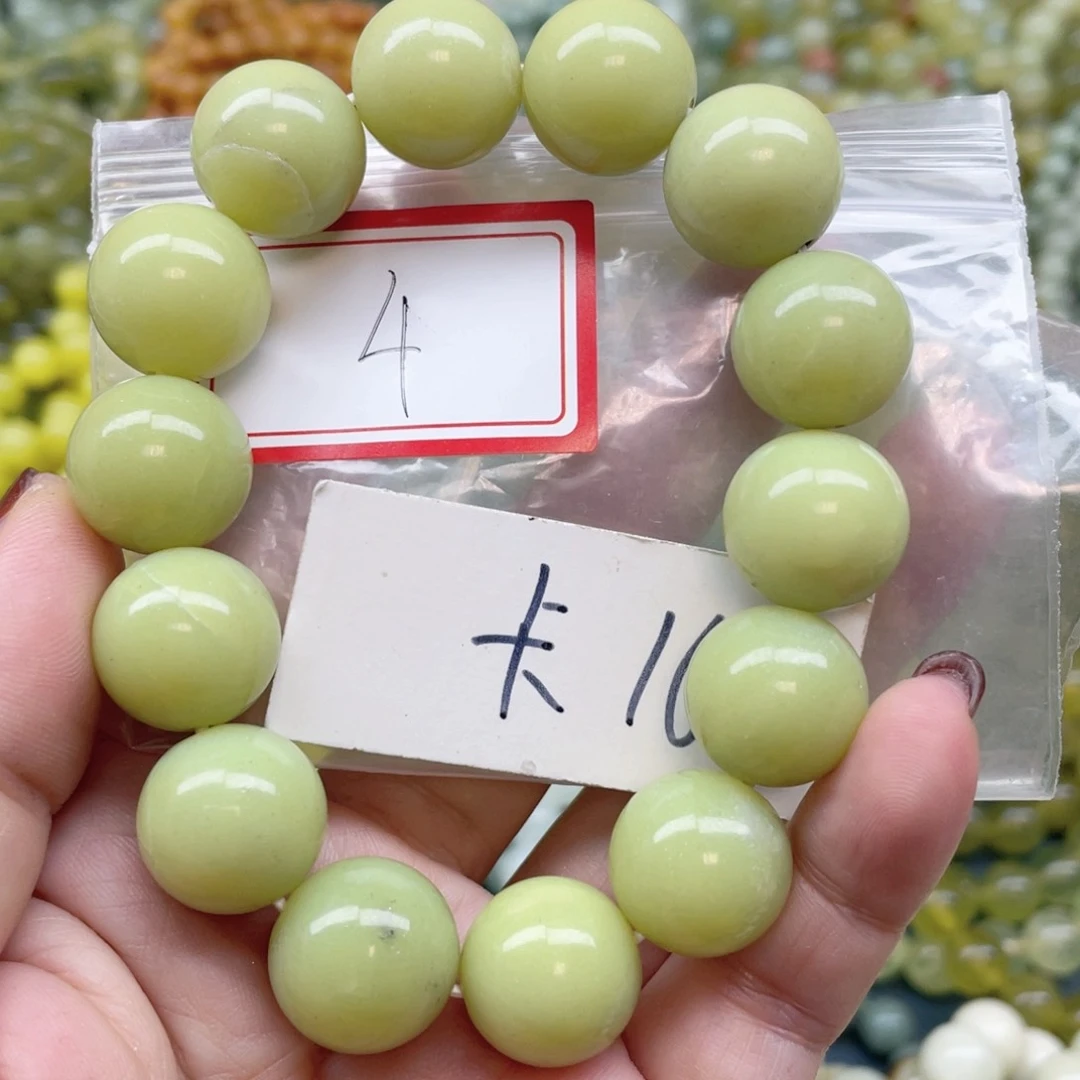 未镶嵌蛇纹石玉手链