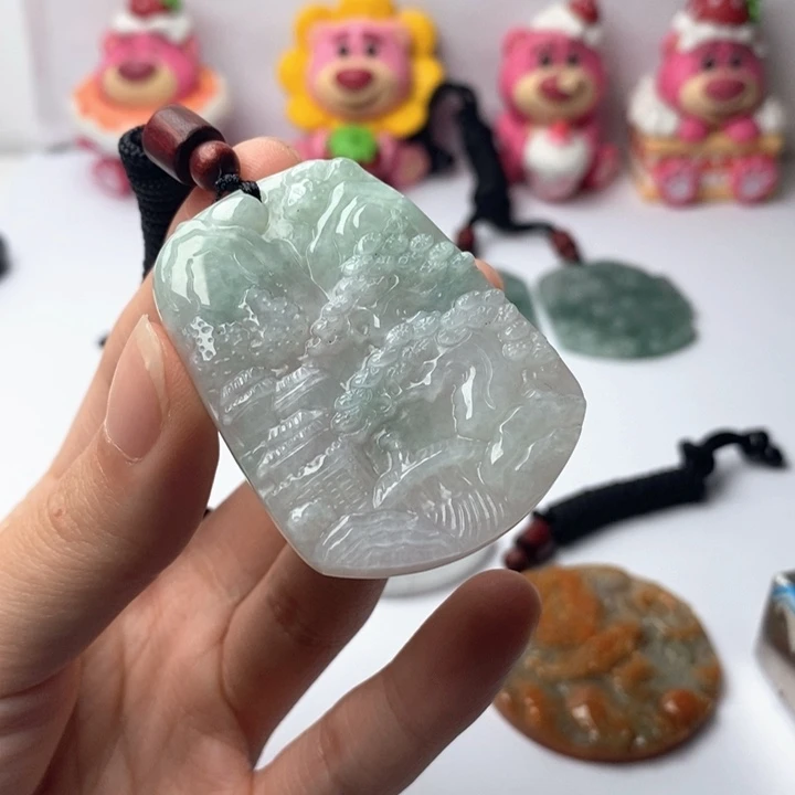 翡翠未镶嵌颈饰翡翠