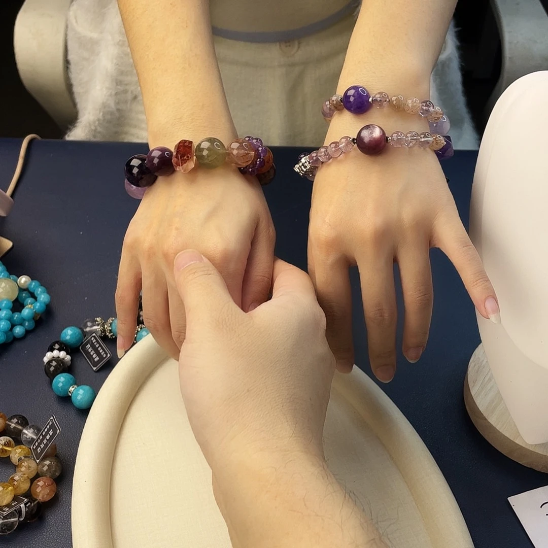 手链银S925镶嵌水晶