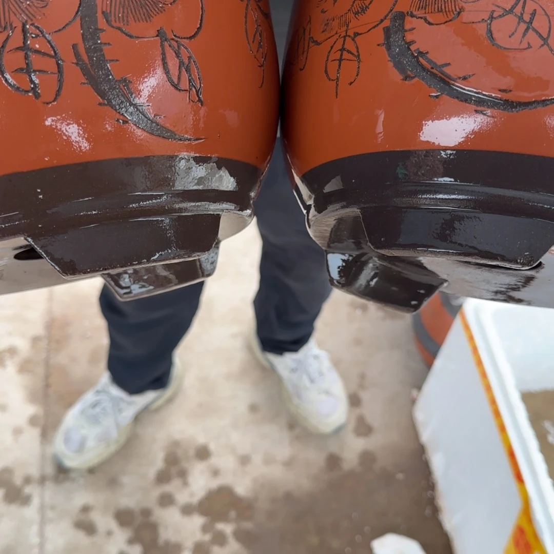 紫砂花盆口径23.14口径