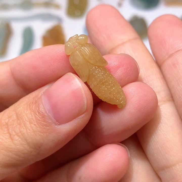 未镶嵌定制翡翠玉米