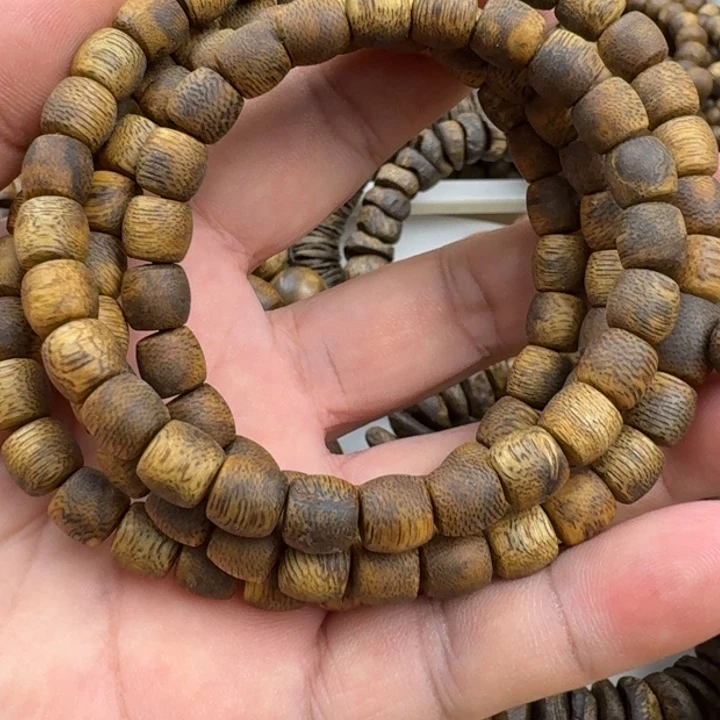 安***头沉香手串乌身手串20克