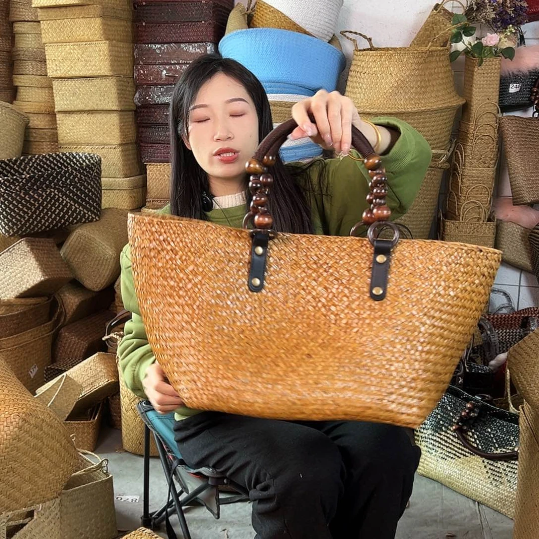 草编草编包/草编收纳盒微瑕疵