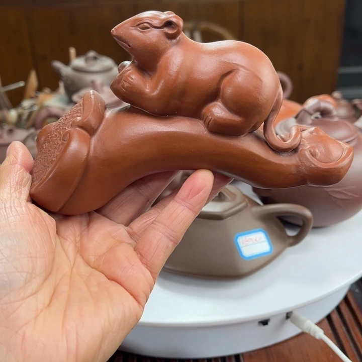 紫砂茶壶紫砂花茶