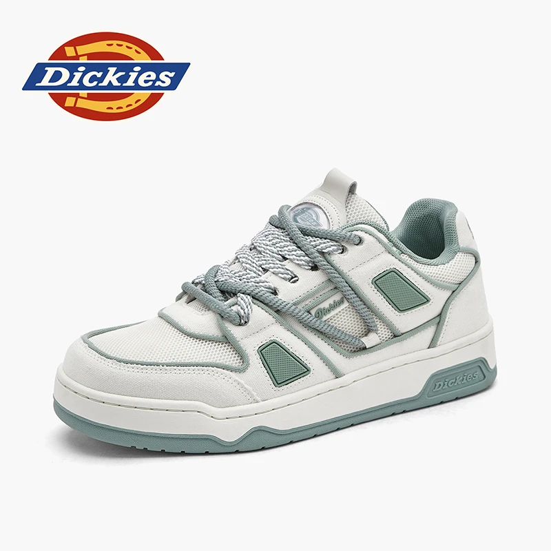 Dickies2025秋季透气板鞋时尚增高板鞋运动潮百搭低帮休闲厚底鞋