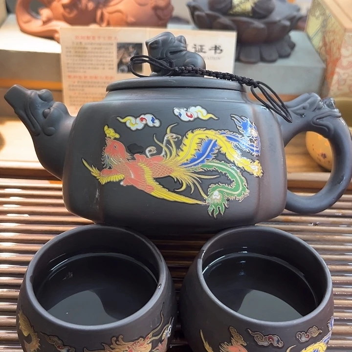 茶壶紫砂宜兴紫砂壶500毫升