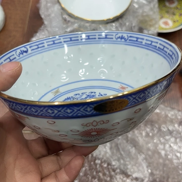 景德镇玩玉标面碗一个