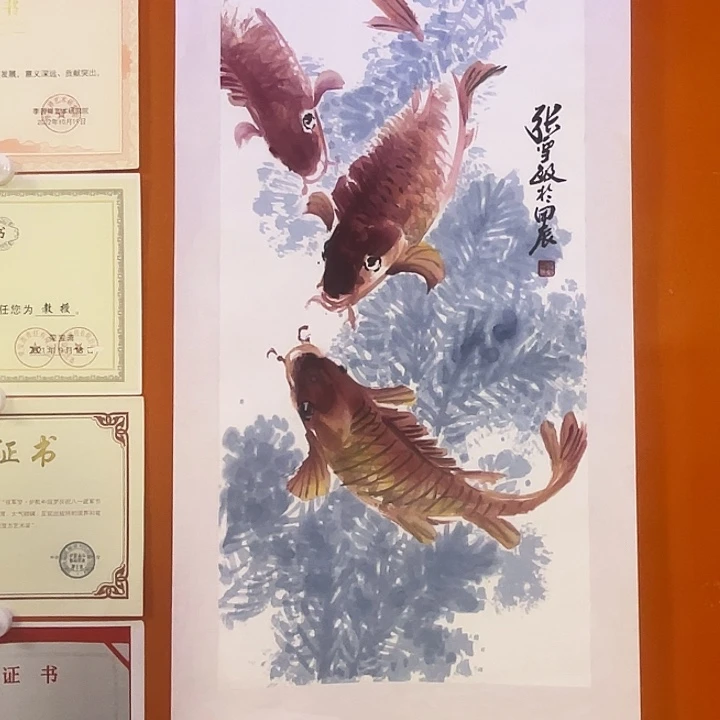 国画张圣敏先生纯手绘作品