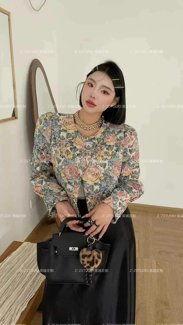 十三行爆版工艺外套复古