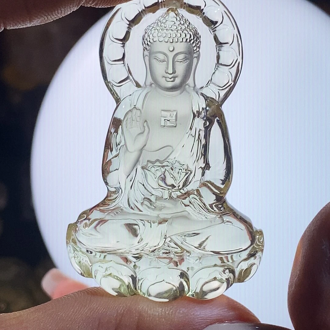 柚***树未镶嵌水晶颈饰吊坠