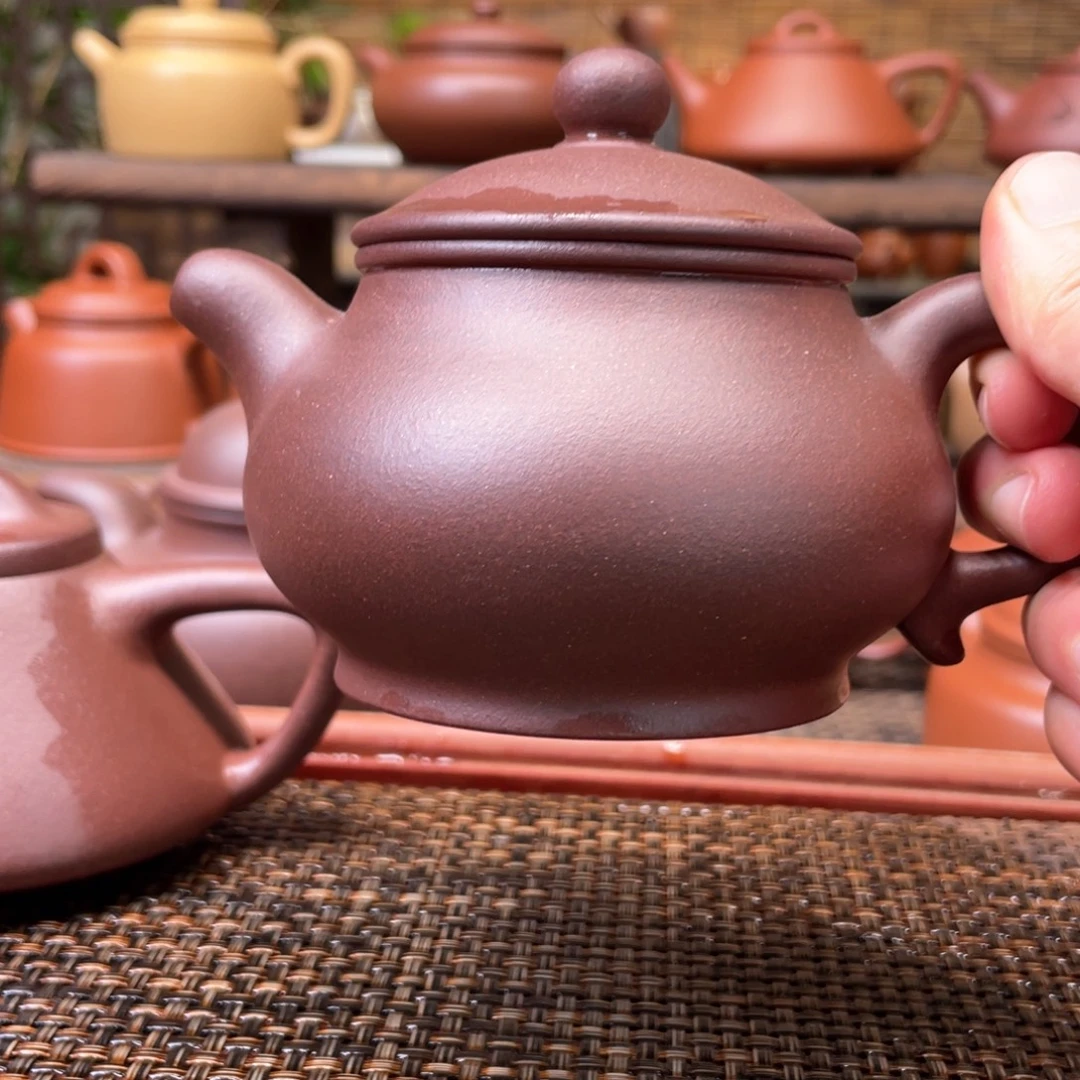 茶壶紫砂宜兴原矿紫砂手工制250
