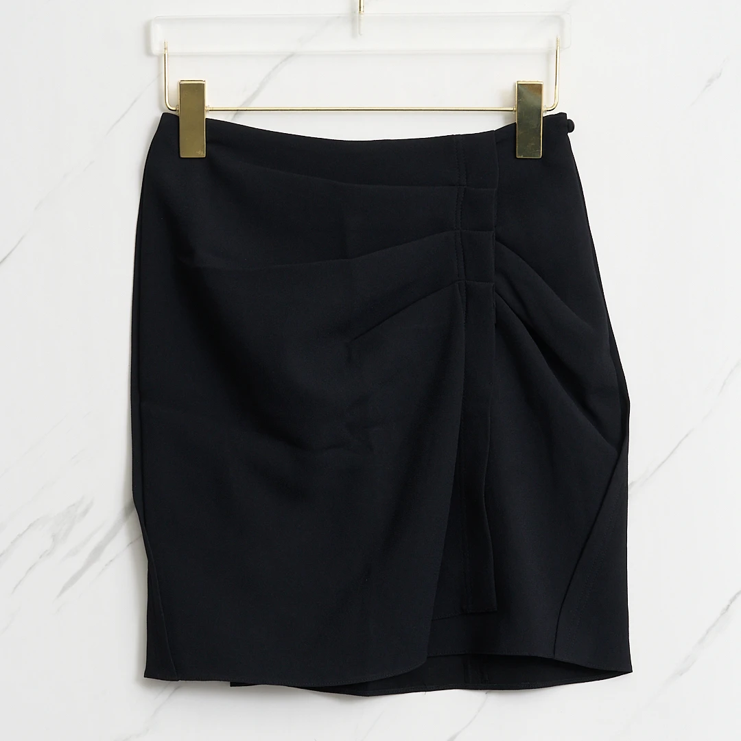 全新未使用/IRO女士褶皱开衩短裙IOGP00126