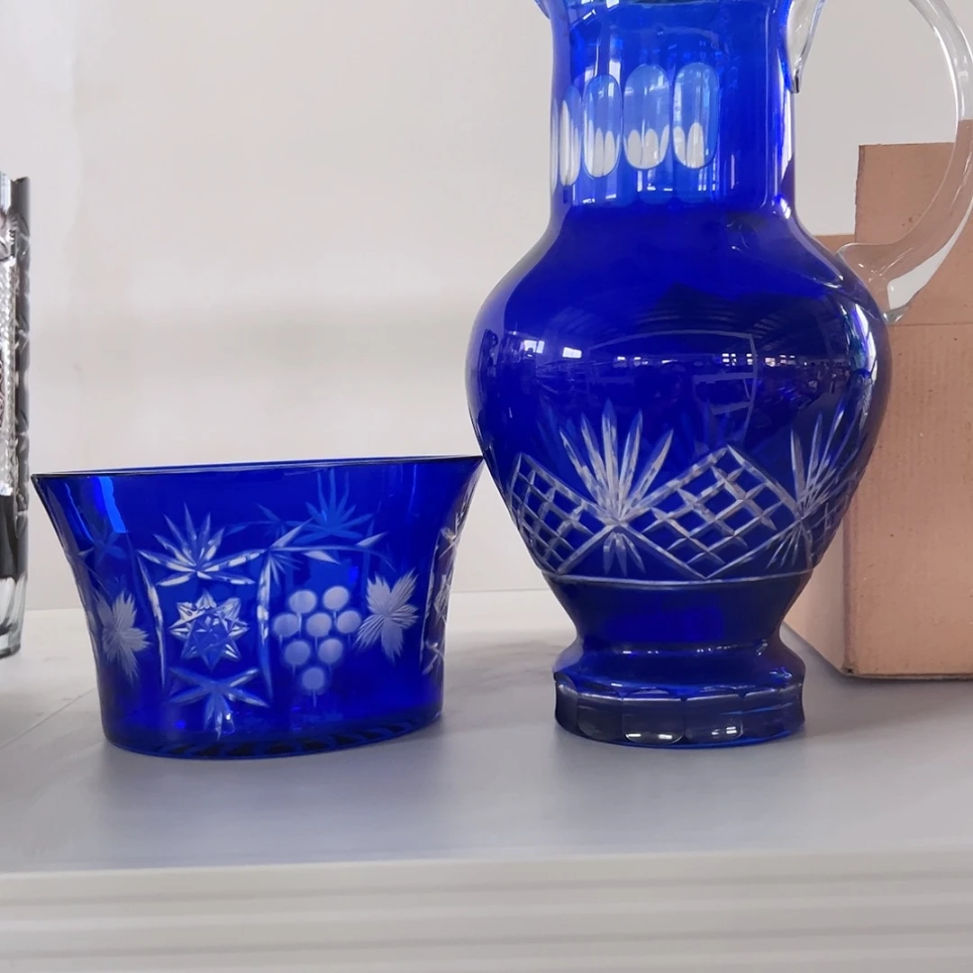 P***a水晶玻璃高脚款微瑕二个