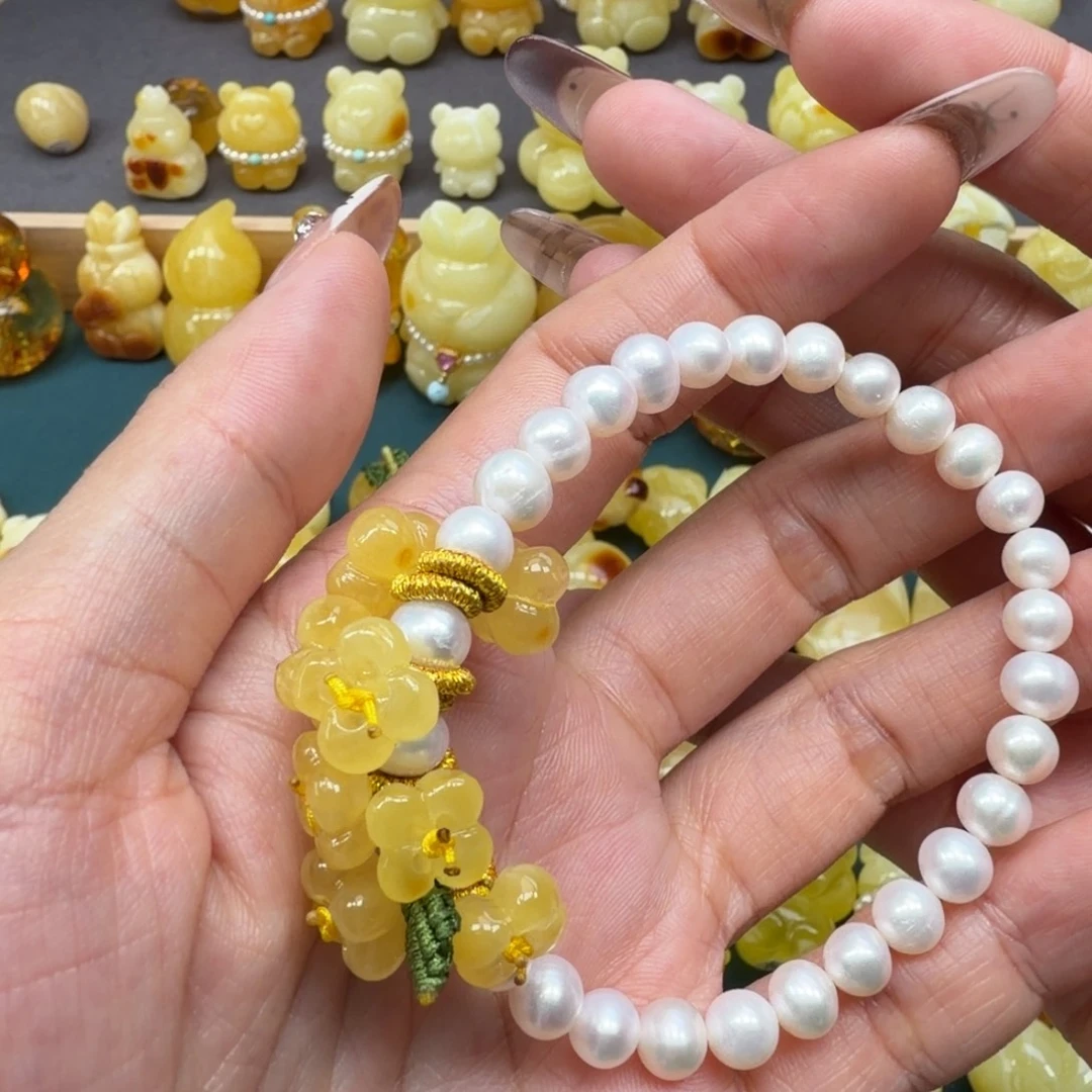 琥珀未镶嵌裸石蜜蜡