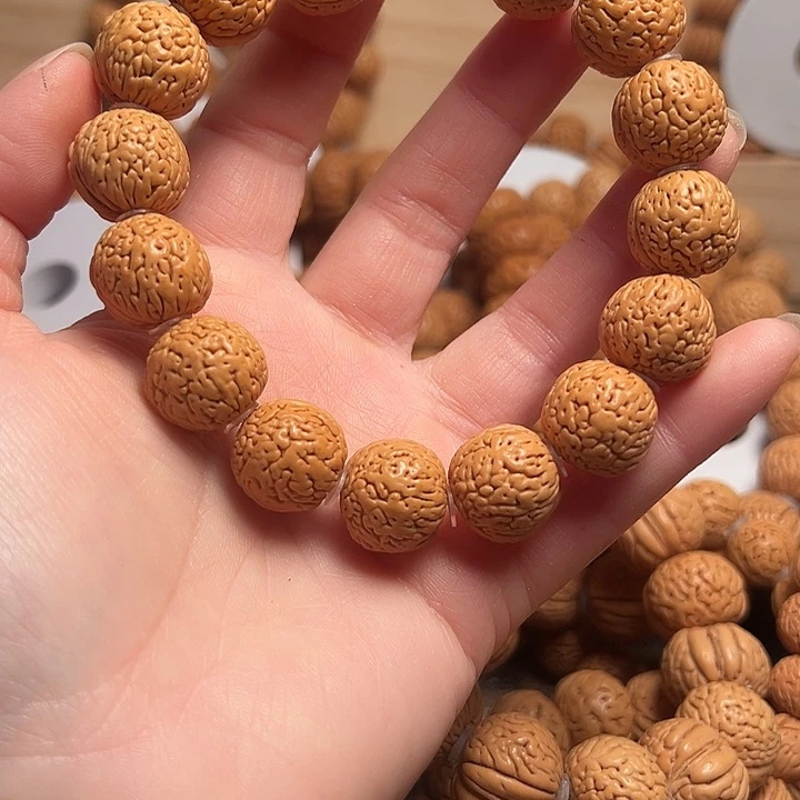 吊坠桃核桃核手串龙鳞凤尾16