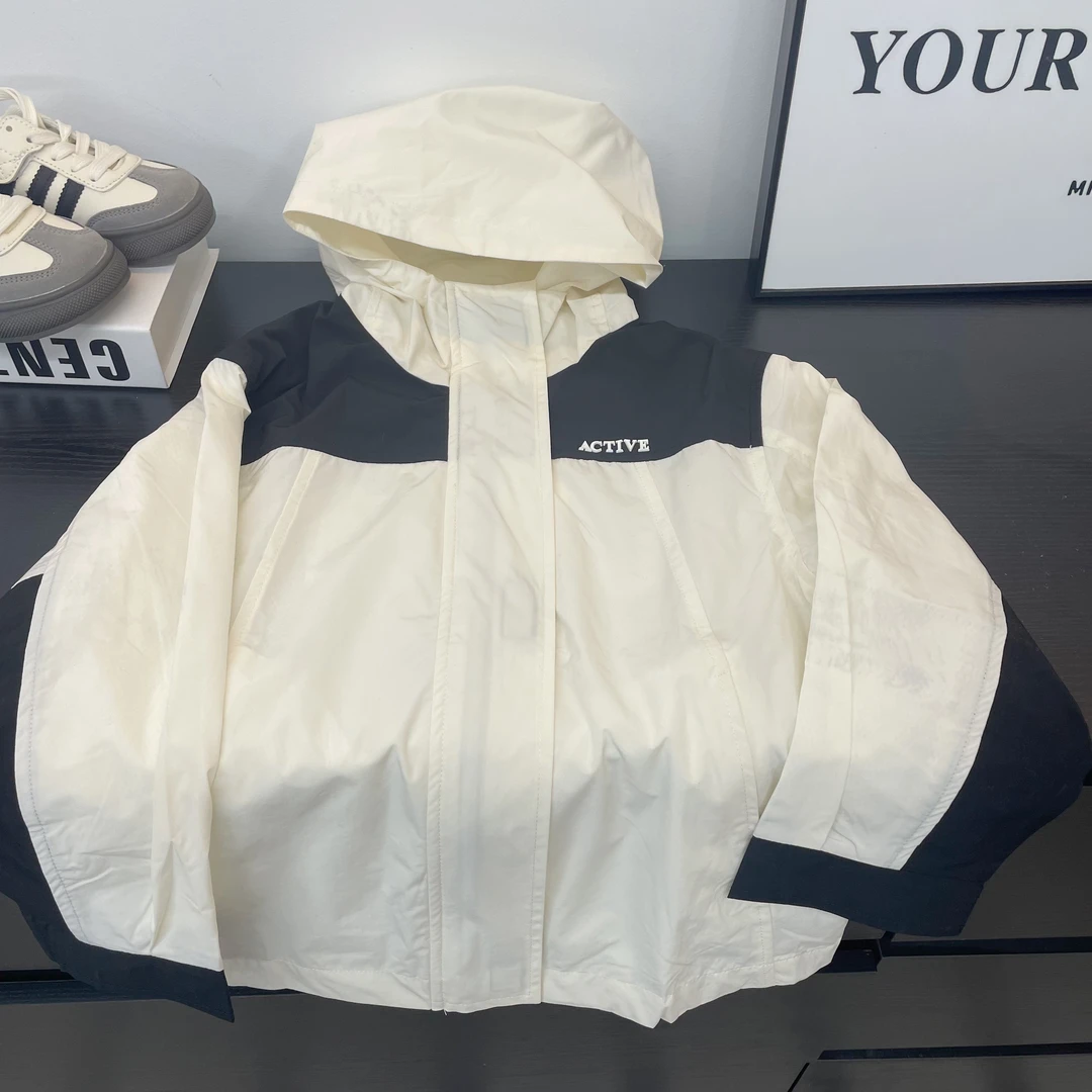 108 潮童男童冲锋衣连帽外套