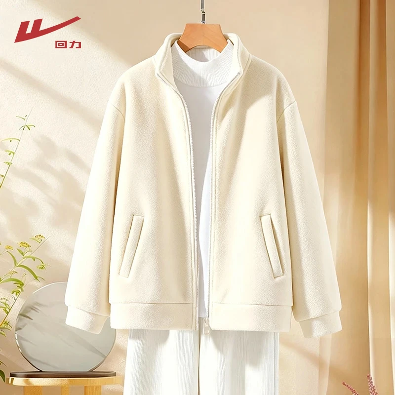 【三件装】回力卫衣套装女2025新款秋冬学生休闲加绒毛衫外套裤子