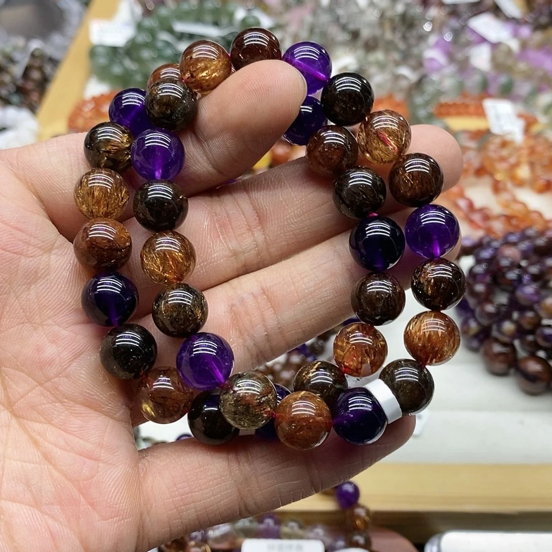 水晶手串未镶嵌多样性发货发一条