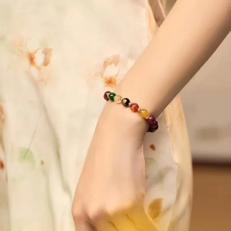 天然辰砂054精品手串配饰