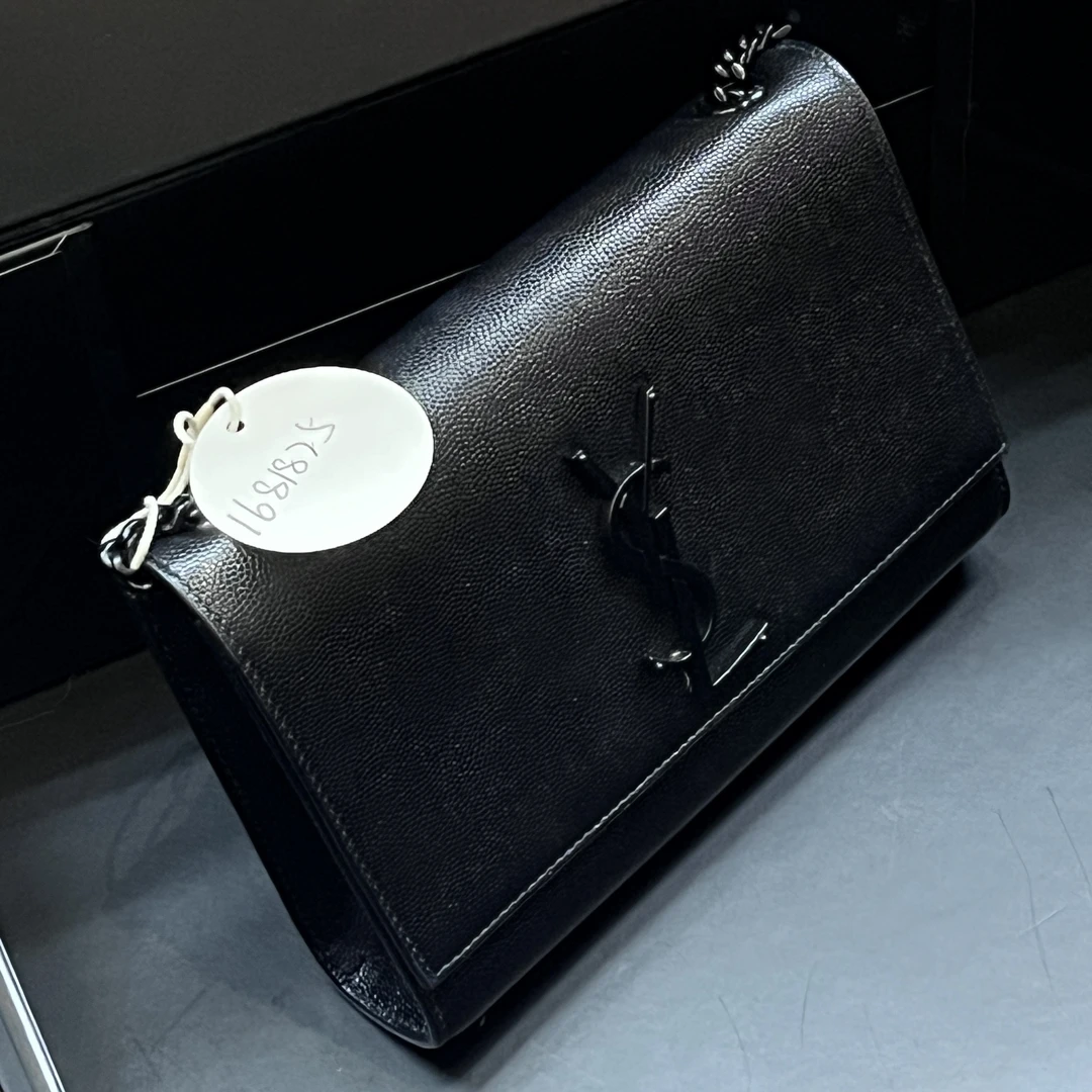 95新 YSL/圣罗兰 夏七中古/ysl kate链条单肩包/1681825