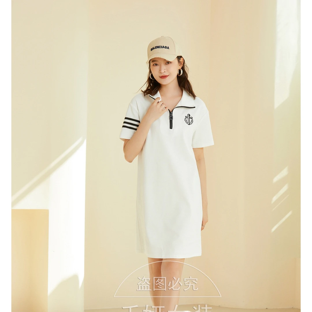 希茜8378  夏季高级感时尚休闲气质连衣裙