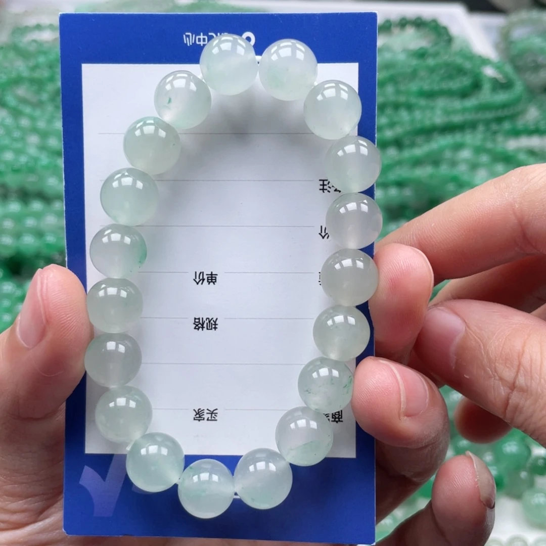未镶嵌手串石英质玉（非洲翠）